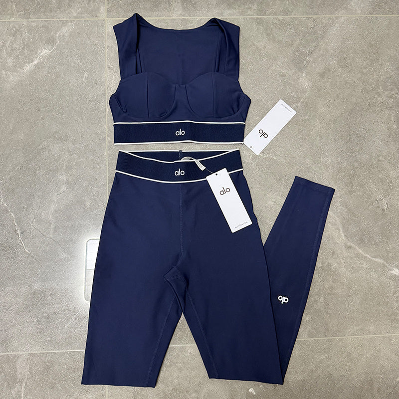 Navy Premium Yoga Set