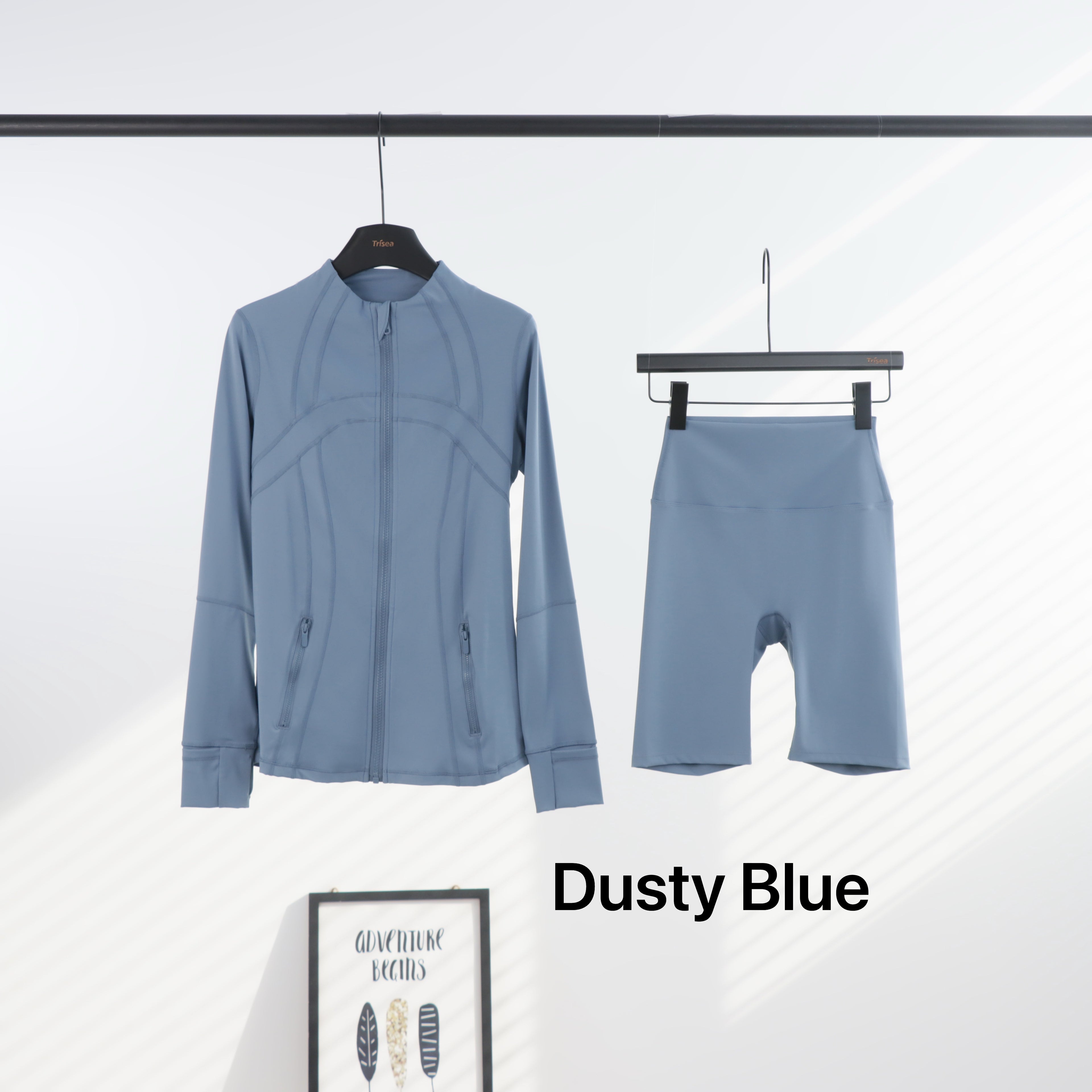 Lu Full Coloured Jacket & Short Sets