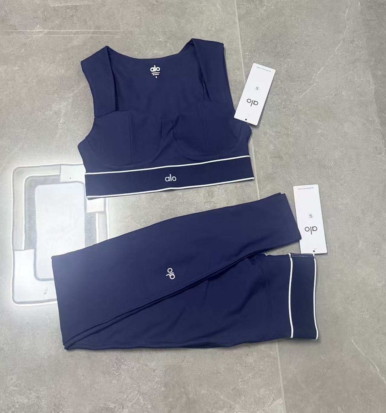 Navy Premium Yoga Set