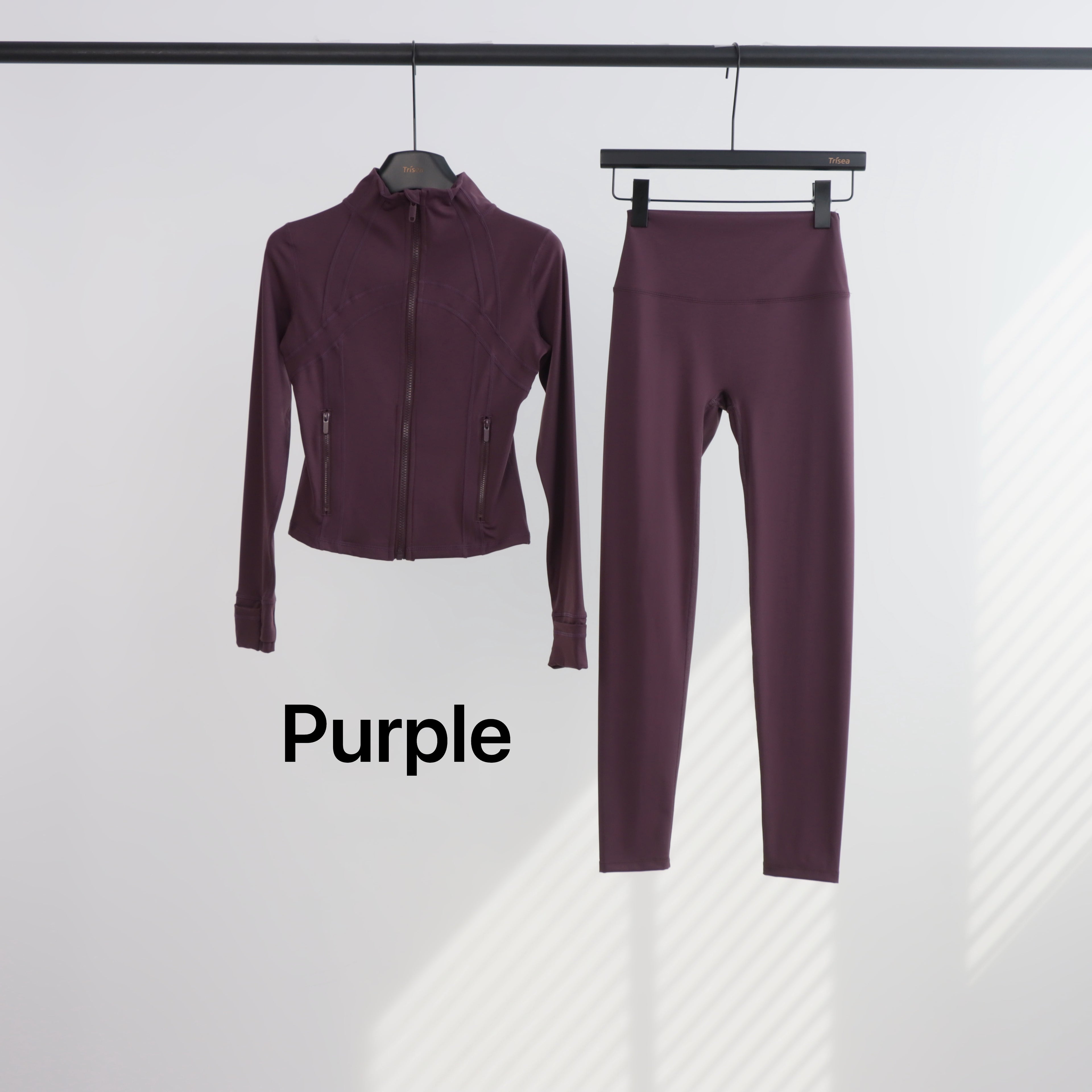 Lu Cropped Leggings Gym Full Sets (23 Colours)