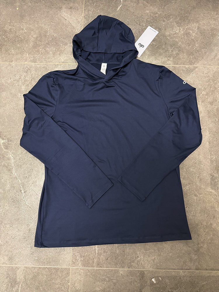 Mens Long Sleeve Hooded Tops