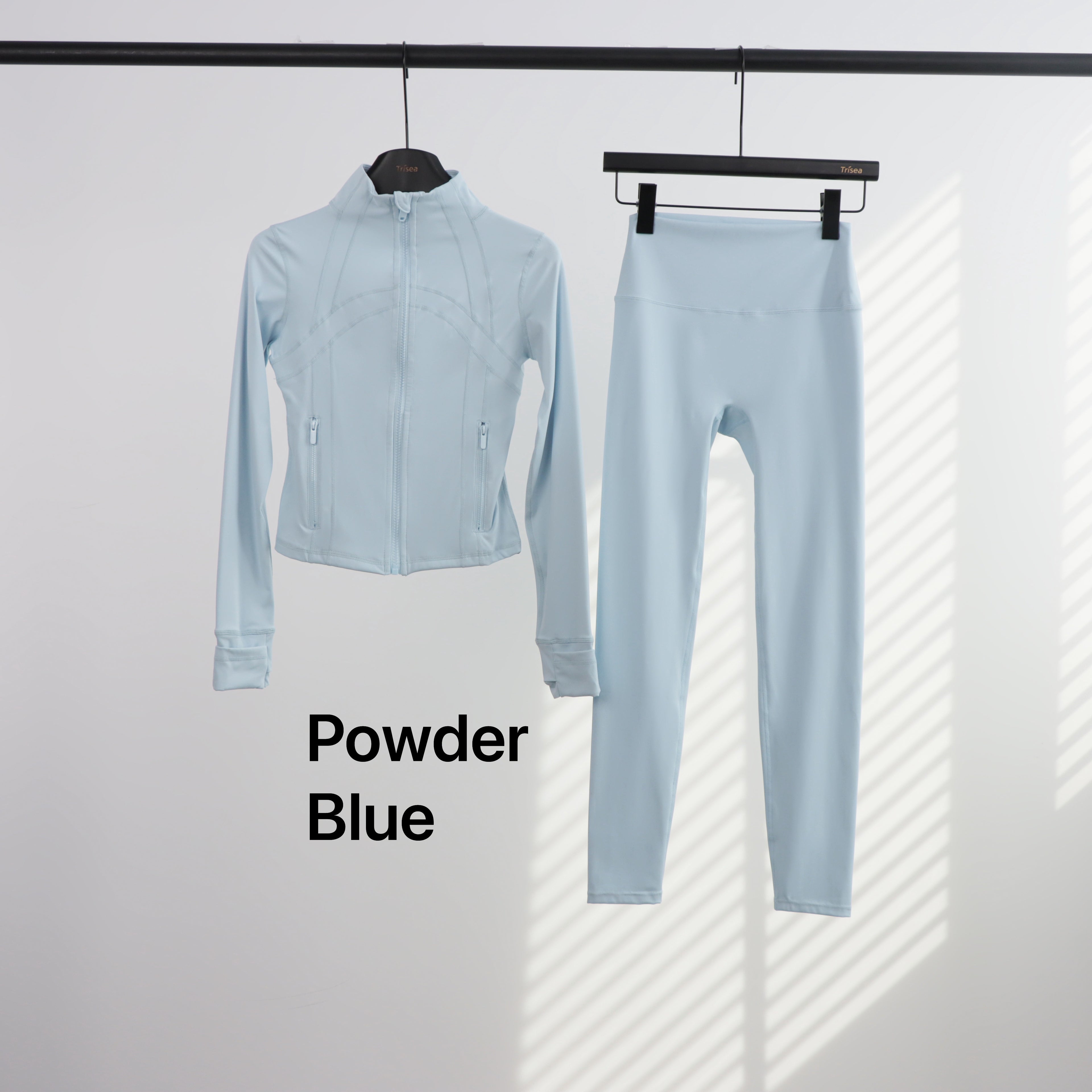 Lu Cropped Leggings Gym Full Sets (23 Colours)
