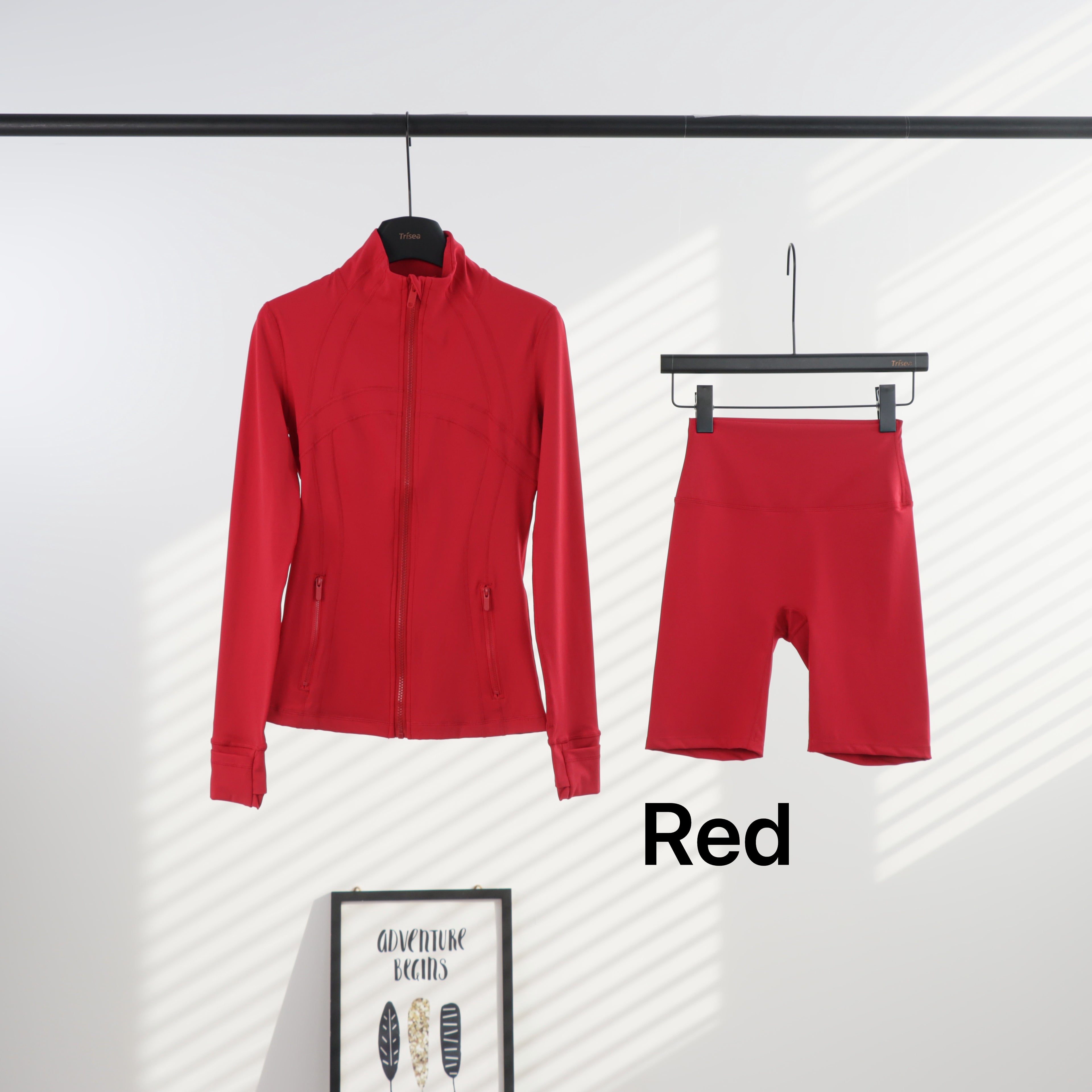 Lu Full Coloured Jacket & Short Sets