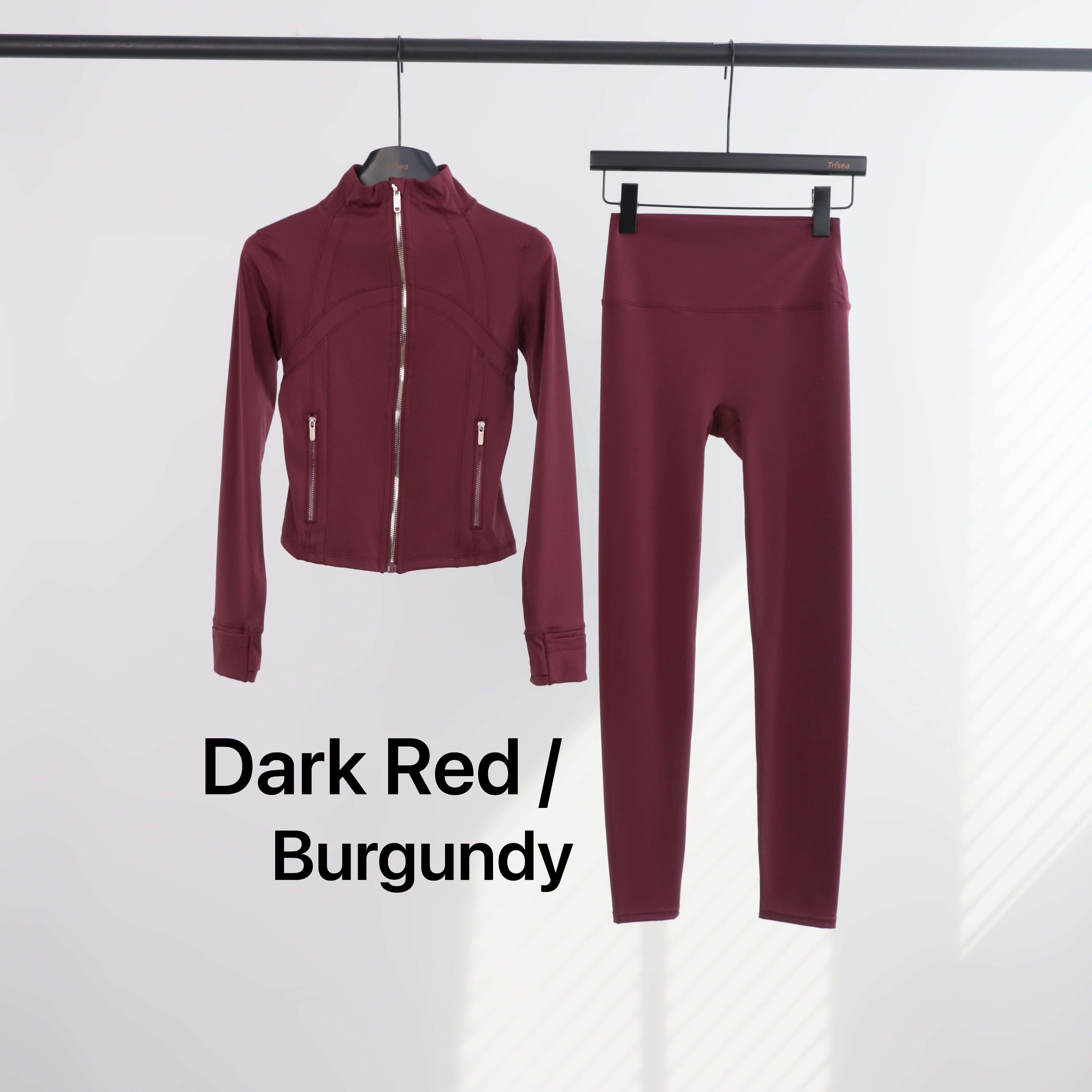 Lu Gold Zip Leggings & Cropped Jacket Sets (20+ Colours)