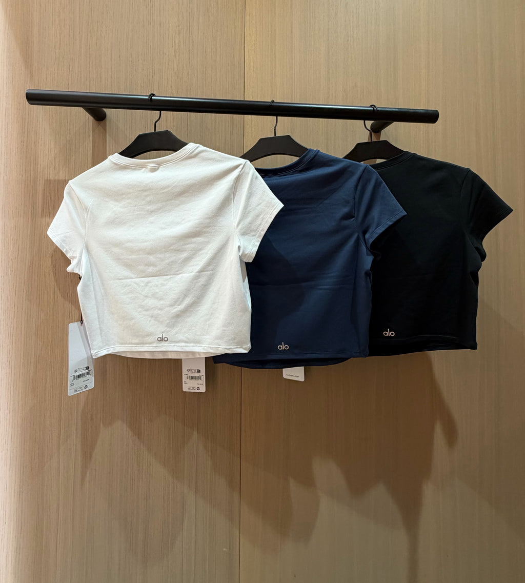 Waistband Trousers & Crop T-Shirt Set