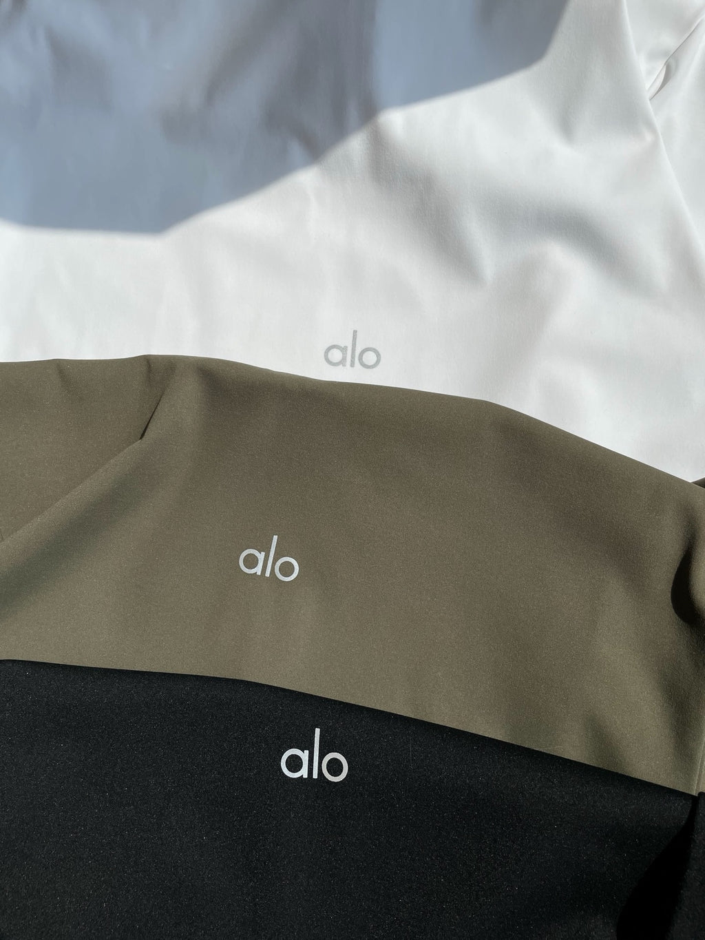 A L O soft half zips