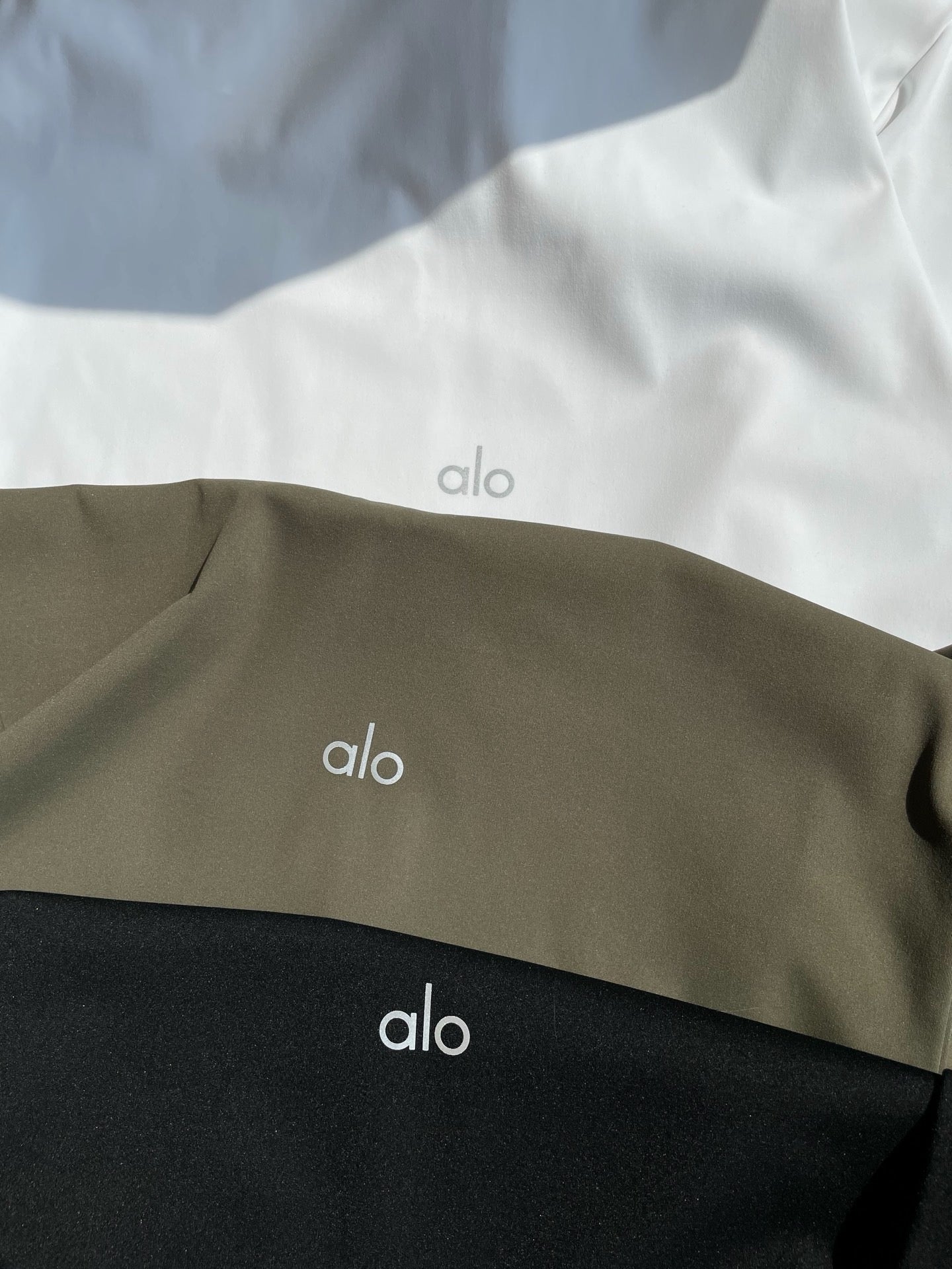 A L O soft half zips