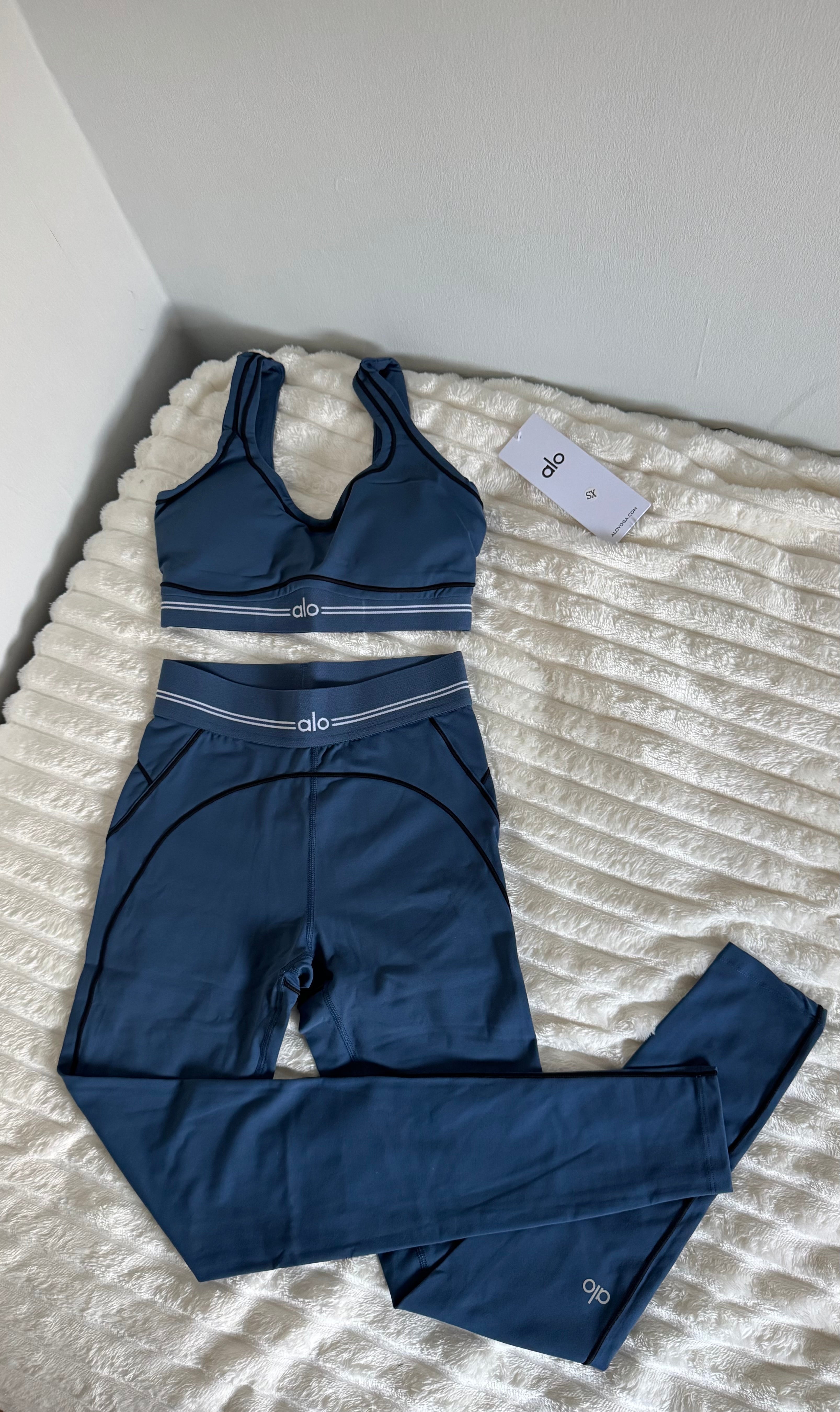 Navy Air Brush Yoga Set