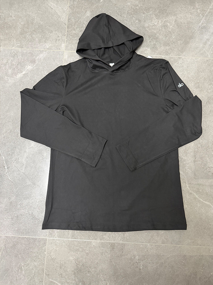 Mens Long Sleeve Hooded Tops