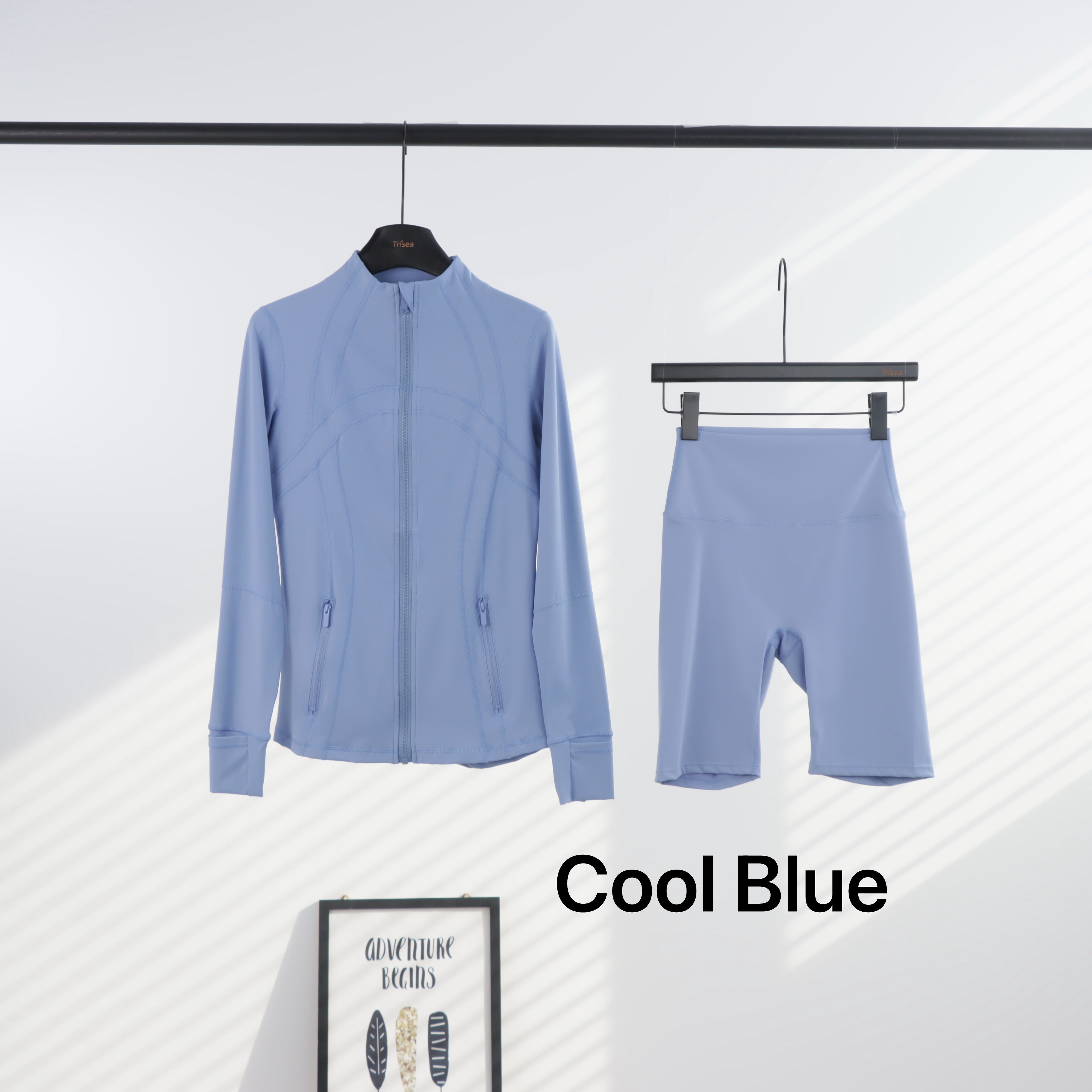 Lu Full Coloured Jacket & Short Sets