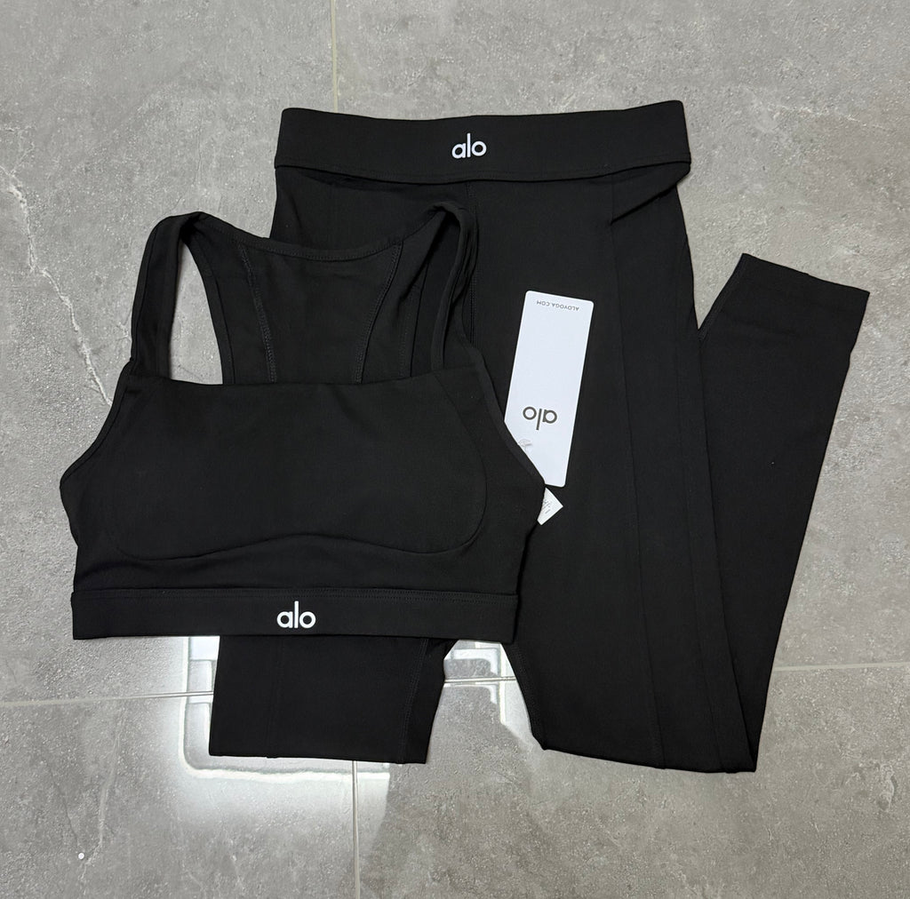 Black Yoga Set