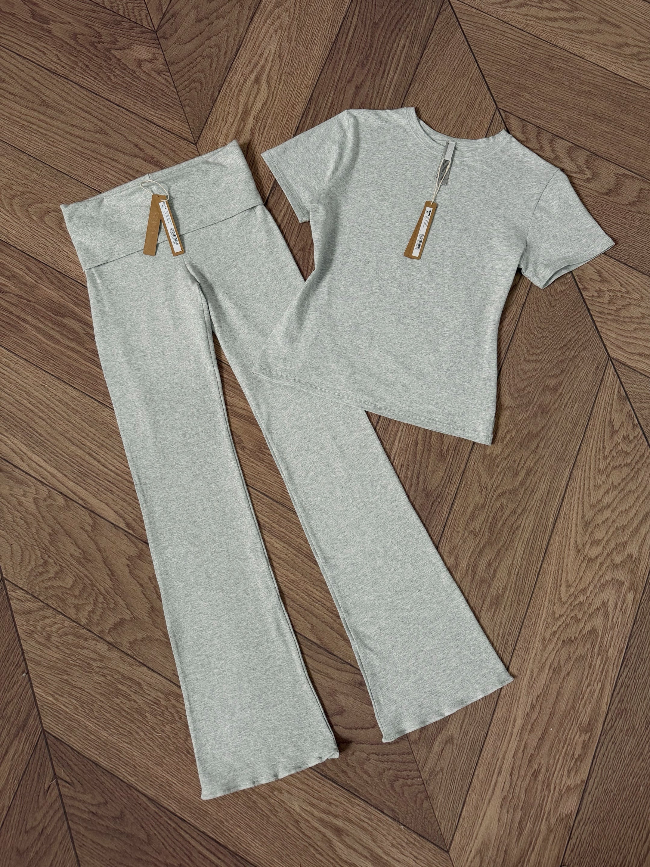 Premium Skim Sets - Fold over Pants & T-Shirt