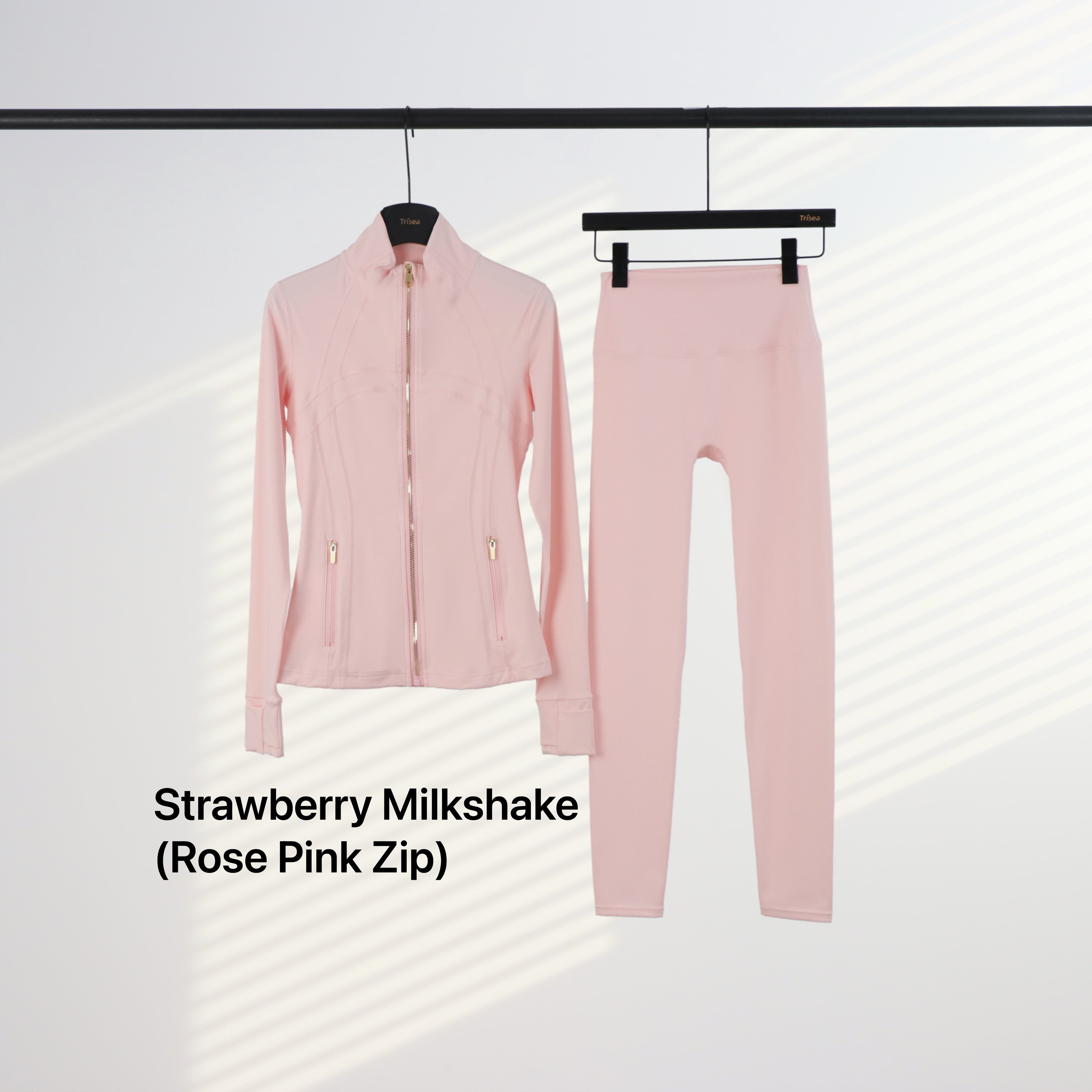 Lu Gold Zip Leggings & Jacket Sets (20+ Colours)